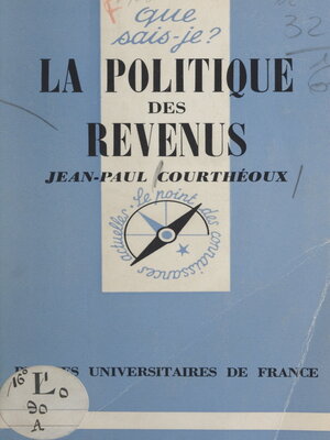 cover image of La politique des revenus